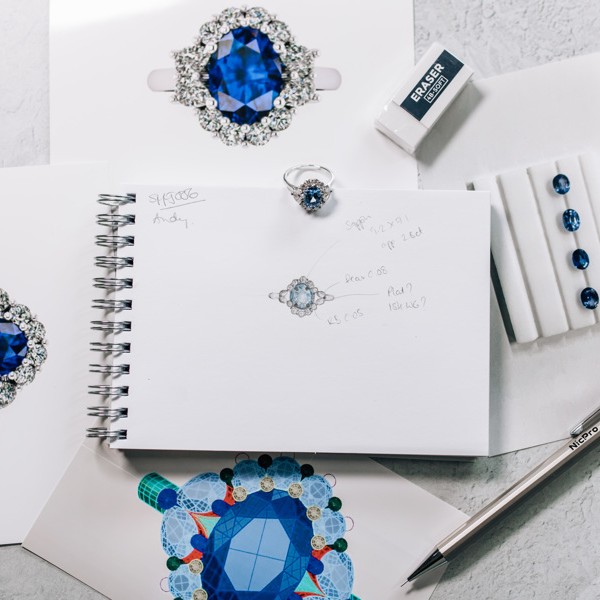Drawings, CAD, pencil, rubber and ring