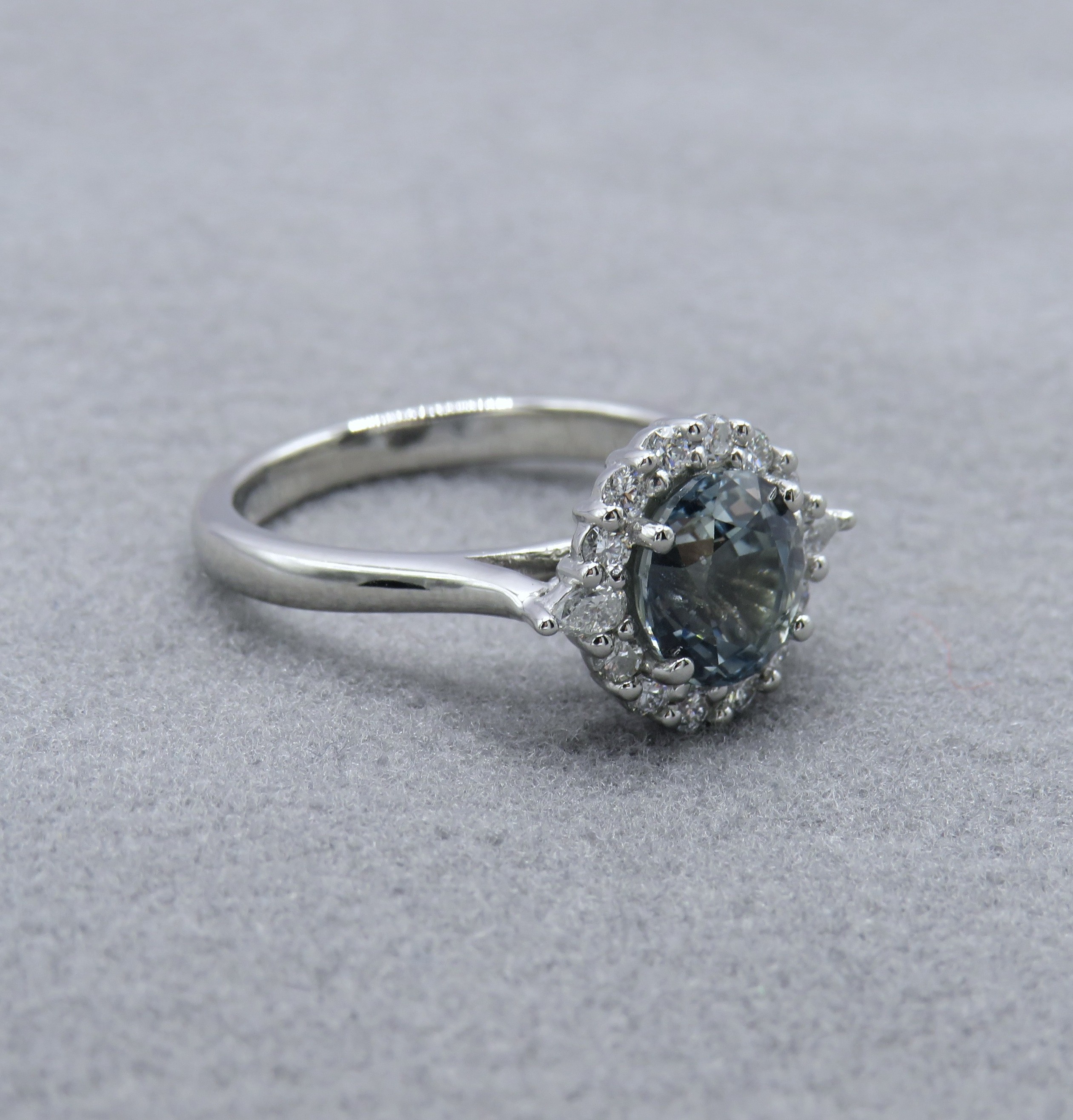 Sapphire and diamond ring