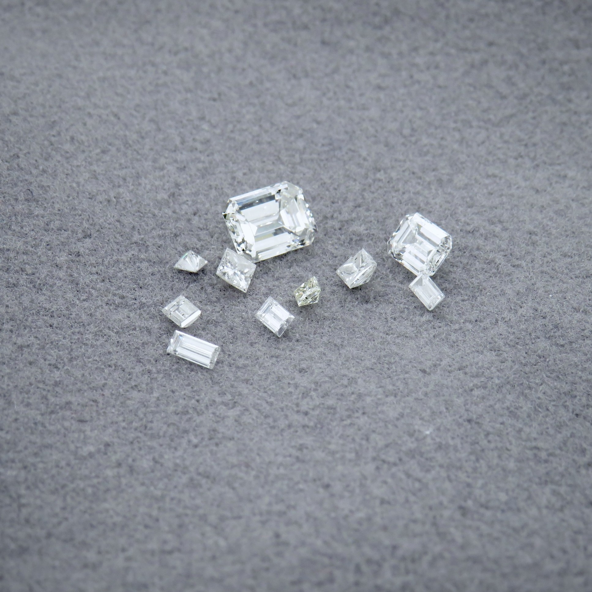 Scattered diamonds